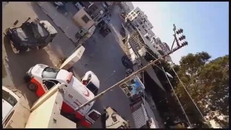 ارتقاء 11 شاب في جنين واصابات في نابلس وبيت لحم